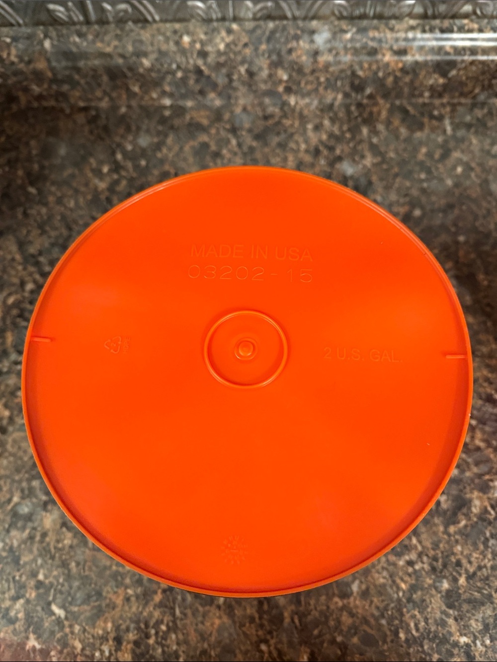 🎃 Home Depot 2026 Halloween Orange Bucket w/ Handle Ghost Haunted House - Picture 9 of 11